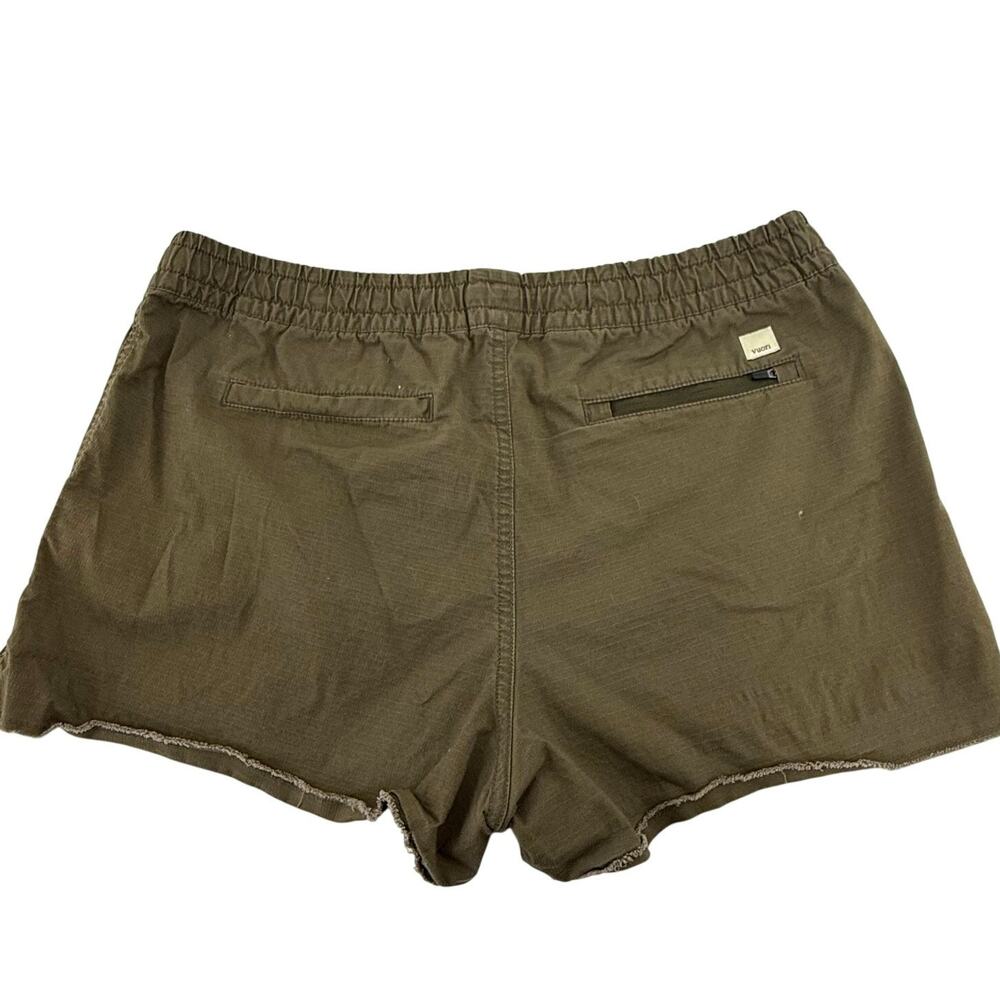 Vuori Olive Ripstop Drawstring Shorts L - Picture 2 of 4